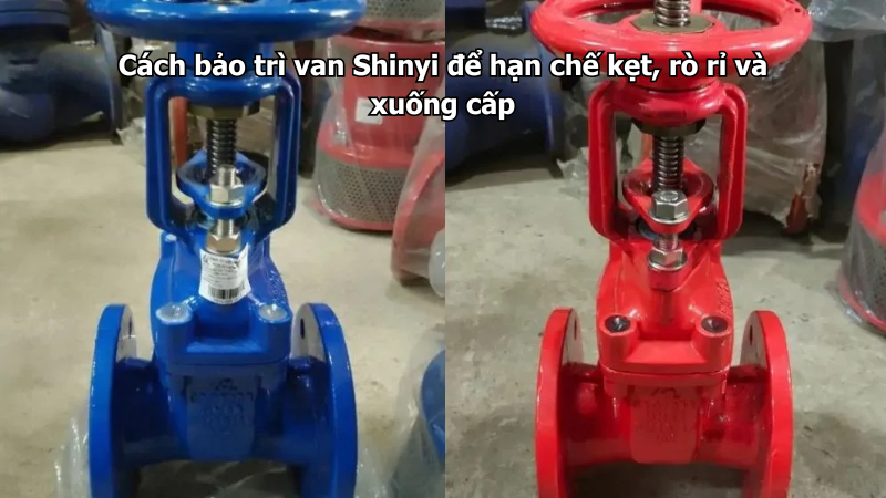 Cách bảo trì van Shinyi để hạn chế kẹt, rò rỉ và xuống cấp