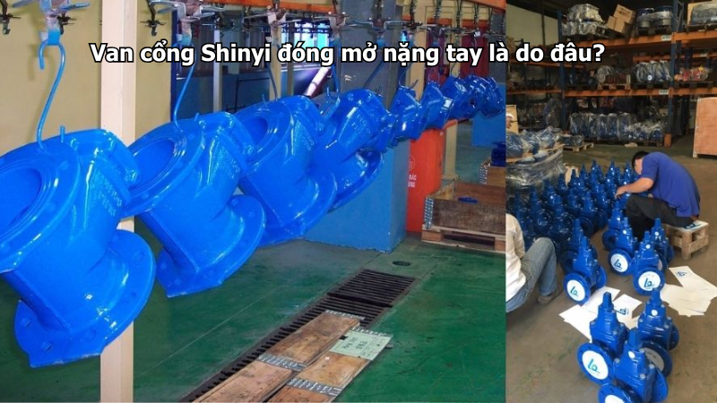 Van cổng Shinyi đóng mở nặng tay là do đâu?