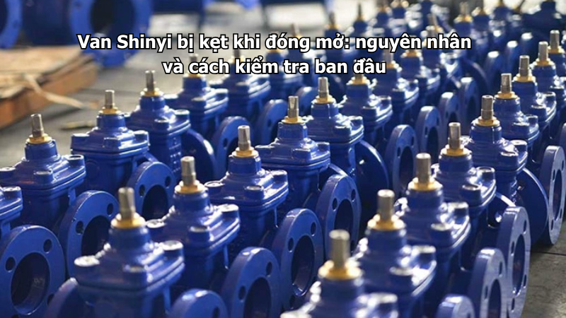 Van Shinyi bị kẹt khi đóng mở: nguyên nhân và cách kiểm tra ban đầu