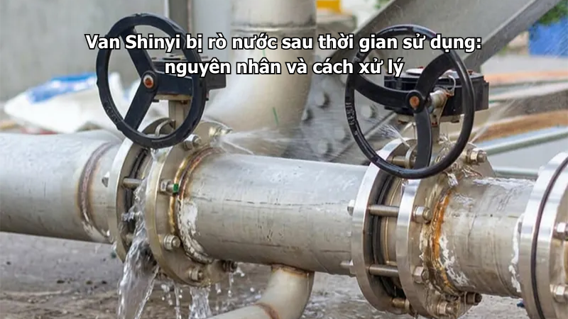 Van Shinyi bị rò nước sau thời gian sử dụng: nguyên nhân và cách xử lý