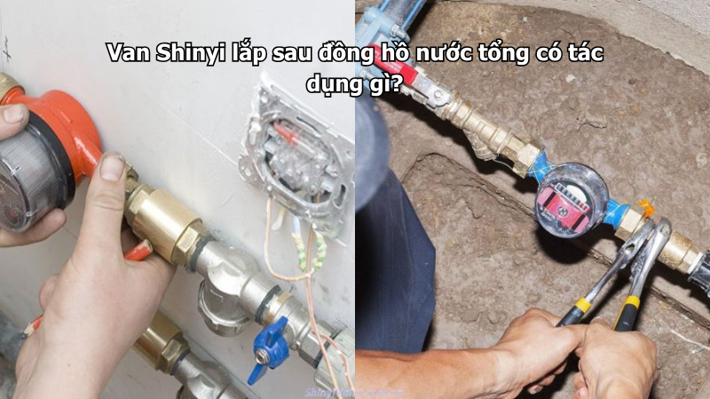 Van Shinyi lắp sau đồng hồ nước tổng có tác dụng gì?