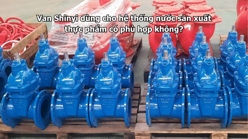 Van Shinyi dùng cho hệ thống nước sản xuất thực phẩm có phù hợp không?